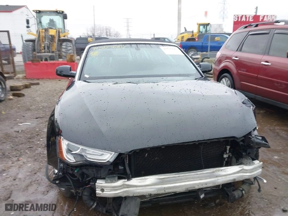 2013 Audi A5 Premium Plus with VIN WAULFAFH6DN006874, listed as a IAAI auction lot 41505687 with 172,870 mi miles. Bid and sale history available at carsss.com. Image 12.