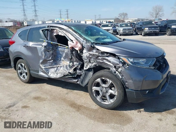 2018 Honda CR-V EX with VIN 7FARW2H5XJE047870, listed as a IAAI auction lot 41777145 with 50,358 mi miles and . Bid and sale history available at carsss.com. Image 1.