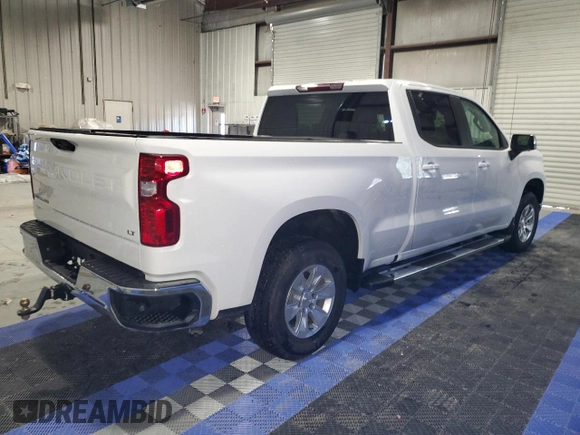 2024 Chevrolet Silverado 1500 LT with VIN 1GCPACEK3RZ177447, listed as a Copart auction lot 37660794 with 1,692 mi miles and Non Repairable. Bid and sale history available at DreamBid. Image 3.