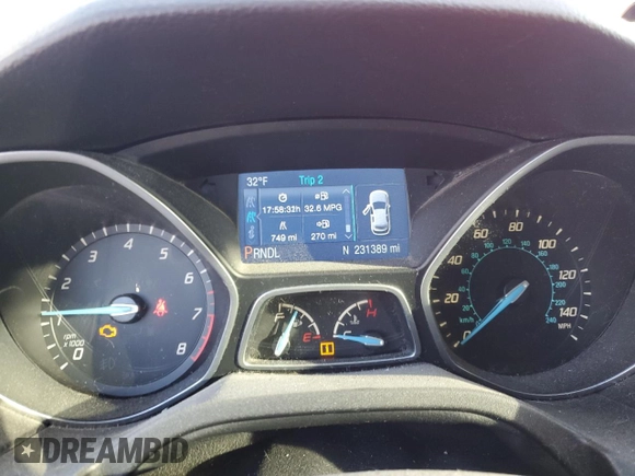 2014 Ford Focus SE with VIN 1FADP3F23EL174888, listed as a Copart auction lot 47294855 with 231,389 mi miles and Salvage Title. Bid and sale history available at DreamBid. Image 9.