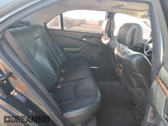 2003 Mercedes-Benz S 55 AMG with VIN WDBNG74J23A378637, listed as a Copart auction lot 88428295 with 128,658 mi miles and Salvage Title. Bid and sale history available at DreamBid. Image 10.