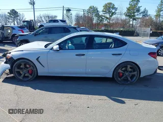 2020 Genesis G70 3.3T with VIN KMTG34LE6LU047066, listed as a IAAI auction lot 41488910 with 29,031 mi miles. Bid and sale history available at carsss.com. Image 14.