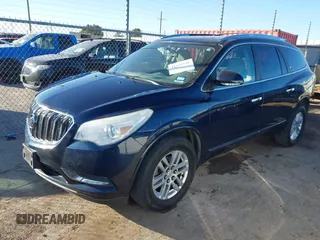 2015 Buick Enclave Convenience with VIN 5GAKRAKD5FJ385788, listed as a IAAI auction lot 41410548 with 107,368 mi miles and . Bid and sale history available at carsss.com. Image 2.