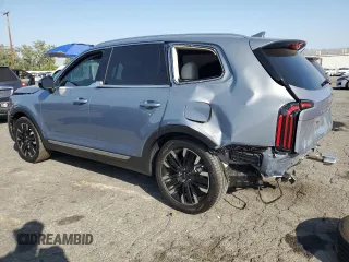 2024 Kia Telluride SX with VIN 5XYP54GC9RG530420, listed as a Copart auction lot 58373725 with 13,035 mi miles and Salvage title. Bid and sale history available at DreamBid. Image 2.