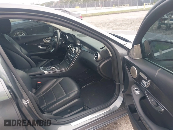 2017 Mercedes-Benz C 300 with VIN 55SWF4JB9HU205974, listed as a IAAI auction lot 42005543 with Not provided miles and . Bid and sale history available at DreamBid. Image 5.