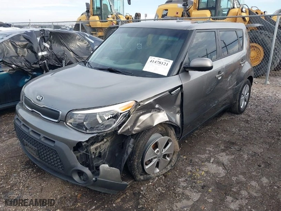 2016 Kia Soul with VIN KNDJN2A25G7290884, listed as a IAAI auction lot 41478121 with NaN miles. Bid and sale history available at carsss.com. Image 2.