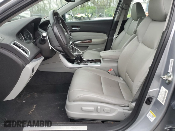 2017 Acura TLX with VIN 19UUB1F38HA008423, listed as a Copart auction lot 52849515 with 136,263 mi miles and Salvage title. Bid and sale history available at DreamBid. Image 7.