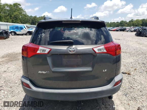 2014 Toyota RAV4 LE with VIN JTMZFREV5ED037642, listed as a Copart auction lot 60880265 with 183,398 mi miles and Salvage title. Bid and sale history available at DreamBid. Image 6.