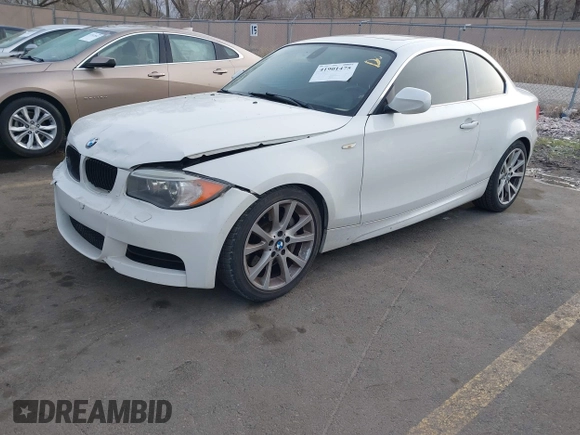 2013 BMW 1 Series 135i with VIN WBAUC9C52DVM13628, listed as a IAAI auction lot 41901475 with 113,598 mi miles and . Bid and sale history available at DreamBid. Image 17.
