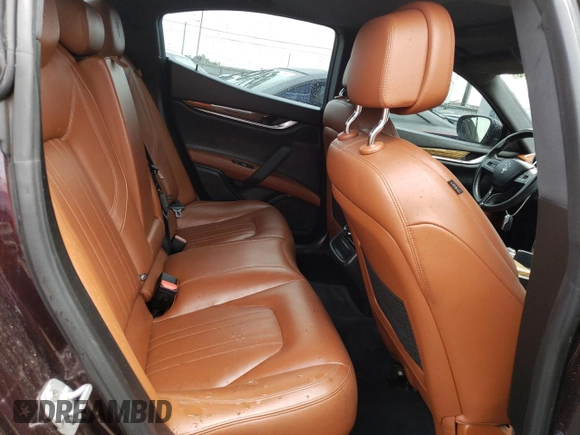 2017 Maserati Ghibli with VIN ZAM57XSA4H1197224, listed as a Copart auction lot 62281233 with 74,389 mi miles. Bid and sale history available at carsss.com. Image 10.