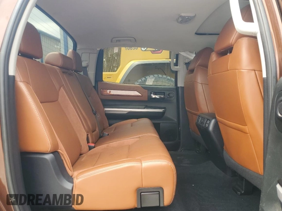 2017 Toyota Tundra Platinum with VIN 5TFAY5F10HX606671, listed as a Copart auction lot 58324935 with 137,112 mi miles and Salvage title. Bid and sale history available at DreamBid. Image 10.
