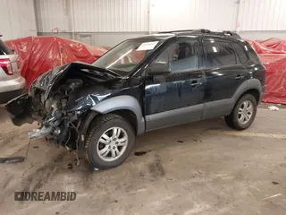 2007 Hyundai Tucson SE with VIN KM8JN72D47U670938, listed as a IAAI auction lot 41620857 with 129,769 mi miles and . Bid and sale history available at DreamBid. Image 18.