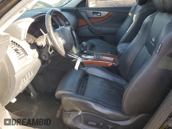 2013 Infiniti FX with VIN JN8BS1MW3DM100037, listed as a Copart auction lot 73140054 with 132,071 mi miles and Salvage Title. Bid and sale history available at DreamBid. Image 7.