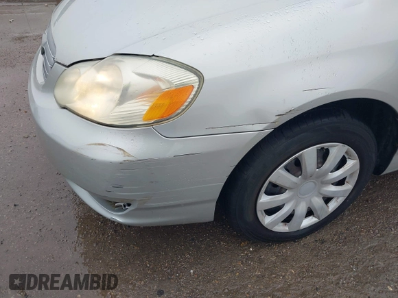2003 Toyota Corolla CE with VIN 1NXBR38E23Z162446, listed as a IAAI auction lot 41951471 with 176,483 mi miles and . Bid and sale history available at DreamBid. Image 6.