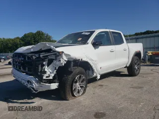 2024 GMC Canyon 4WD AT4 with VIN 1GTP6DEK9R1216337, listed as a Copart auction lot 73501714 with 4,375 mi miles and Salvage Title. Bid and sale history available at carsss.com. Image 1.