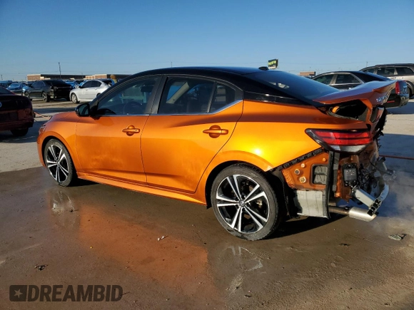 2021 Nissan Sentra SR z VIN 3N1AB8DV0MY327371, wystawiony jako Copart lot #47950695 z przebiegiem 80 943 mil mil oraz Czysty tytuł • Clean title. Historia ofert i sprzedaży dostępna na DreamBid. Obrazek 2.