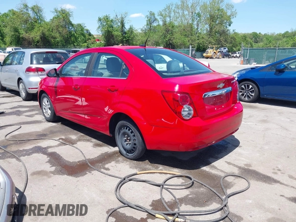2012 Chevrolet Sonic LT with VIN 1G1JC5SH9C4130618, listed as a IAAI auction lot 42159538 with 120,367 mi miles and . Bid and sale history available at DreamBid. Image 3.