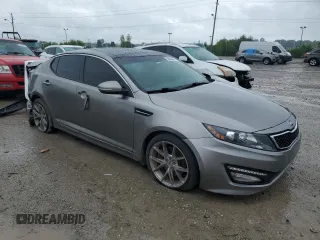 2013 Kia Optima SX with VIN 5XXGR4A62DG102323, listed as a Copart auction lot 59684425 with 210,005 mi miles and Salvage title. Bid and sale history available at DreamBid. Image 4.