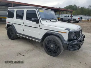 2020 Mercedes-Benz G with VIN W1NYC7HJ1LX353898, listed as a Copart auction lot 77526604 with 41,978 mi miles and Salvage Title. Bid and sale history available at carsss.com. Image 4.