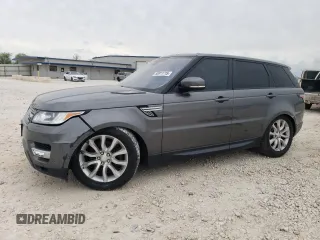 2016 Land Rover Range Rover Sport V6 HSE with VIN SALWR2PF9GA115456, listed as a Copart auction lot 50911715 with 106,207 mi miles and Clean Title. Bid and sale history available at carsss.com. Image 1.