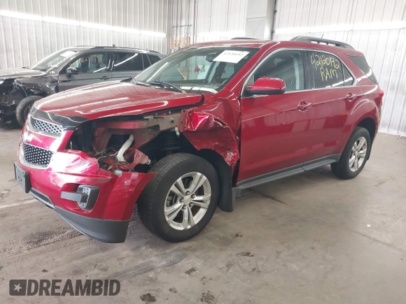 2015 Chevrolet Equinox LT z VIN 1GNALBEK7FZ107432, wystawiony jako IAAI lot #42120192 z przebiegiem 117 793 mil mil oraz . Historia ofert i sprzedaży dostępna na DreamBid. Obrazek 2.