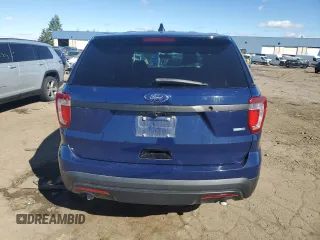 2016 Ford Utility Police Interceptor with VIN 1FM5K8AR5GGC36944, listed as a Copart auction lot 76549954 with 0 mi miles and Clean Title. Bid and sale history available at carsss.com. Image 6.