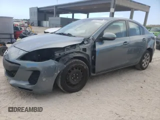 2013 Mazda 3 i SV with VIN JM1BL1TFXD1804831, listed as a Copart auction lot 60029405 with 83,633 mi miles and Salvage title. Bid and sale history available at DreamBid. Image 1.