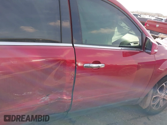 2013 GMC Acadia SLT with VIN 1GKKRSKD1DJ173122, listed as a IAAI auction lot 41603188 with 137,188 mi miles and . Bid and sale history available at carsss.com. Image 13.