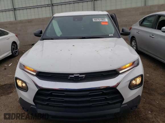 2022 Chevrolet TrailBlazer LS with VIN KL79MNSL3NB016248, listed as a Copart auction lot 69701982 with 21,735 mi miles. Bid and sale history available at carsss.com. Image 5.