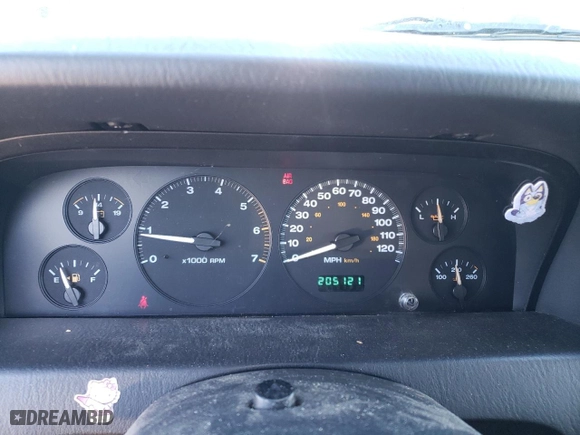 2003 Jeep Grand Cherokee Laredo with VIN 1J4GW48S13C588269, listed as a Copart auction lot 42303735 with 205,121 mi miles and Salvage Title. Bid and sale history available at carsss.com. Image 9.