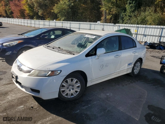 2009 Honda Civic Sdn GX with VIN 1HGFA46519L000068, listed as a Copart auction lot 76372824 with 142,930 mi miles and Clean Title. Bid and sale history available at carsss.com. Image 1.
