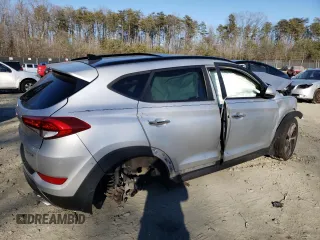 2016 Hyundai Tucson Limited with VIN KM8J33A28GU260089, listed as a Copart auction lot 46775815 with Not Provided miles and Salvage Title. Bid and sale history available at carsss.com. Image 3.