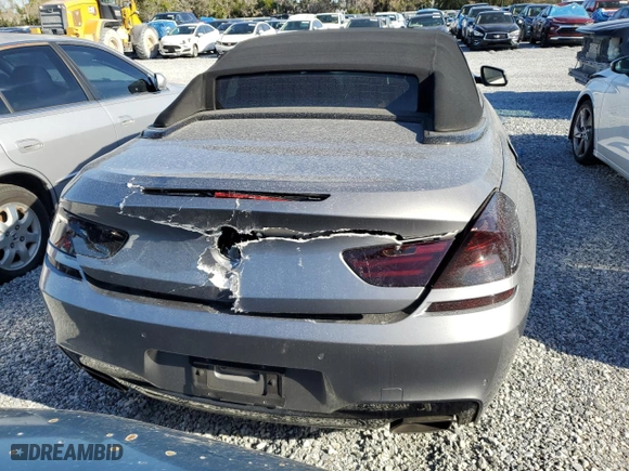 2012 BMW 6 Series 650i with VIN WBALZ3C59CDL73205, listed as a Copart auction lot 48920085 with 58,824 mi miles and Salvage Title. Bid and sale history available at carsss.com. Image 6.