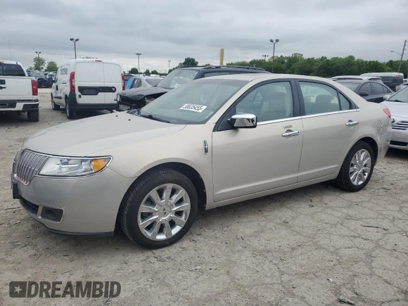 2010 Lincoln MKZ with VIN 3LNHL2GC7AR659812, listed as a Copart auction lot 58635455 with 140,931 mi miles and Salvage title. Bid and sale history available at DreamBid. Image 1.