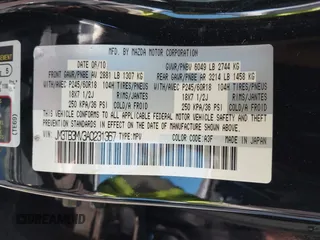 2010 Mazda CX-9 Sport with VIN JM3TB3MV3A0231367, listed as a IAAI auction lot 41628283 with 209,168 mi miles and . Bid and sale history available at carsss.com. Image 9.