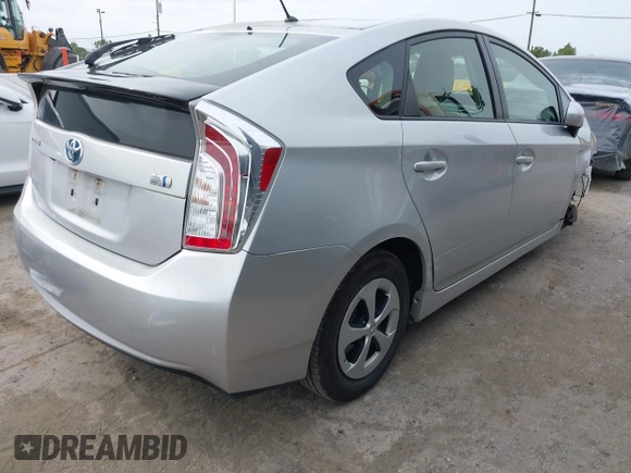2015 Toyota Prius Four with VIN JTDKN3DU3F0413662, listed as a IAAI auction lot 42126540 with 34,252 mi miles. Bid and sale history available at carsss.com. Image 4.