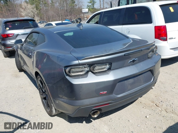 2021 Chevrolet Camaro 1LT with VIN 1G1FB1RS0M0142717, listed as a IAAI auction lot 41775122 with 58,151 mi miles. Bid and sale history available at carsss.com. Image 3.