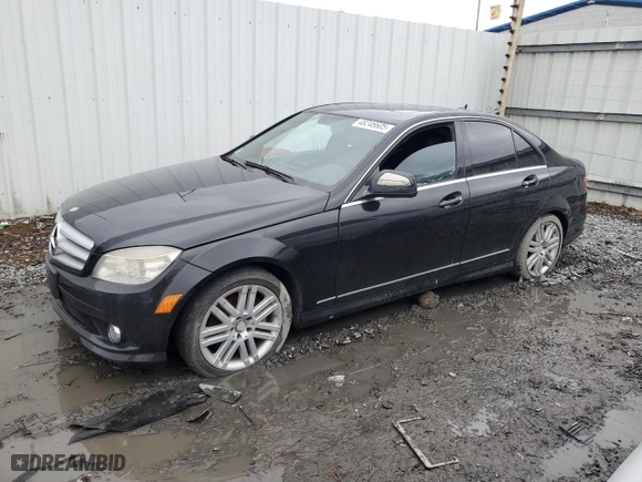 2008 Mercedes-Benz C-Class 3.0L Sport with VIN WDDGF81X48F055315, listed as a Copart auction lot 48246605 with 0 mi miles and Clean Title. Bid and sale history available at carsss.com. Image 1.