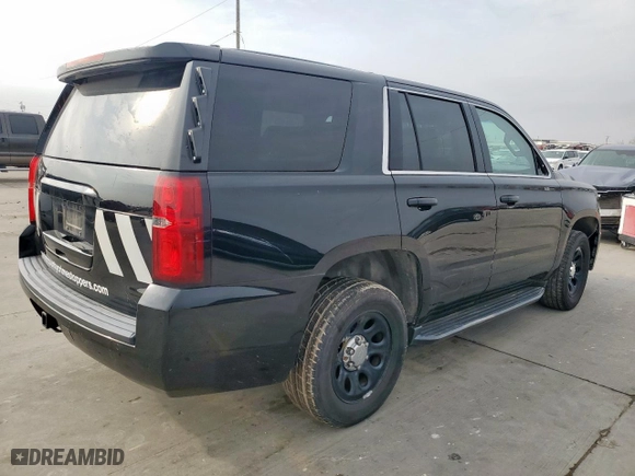 2018 Chevrolet Tahoe Commercial with VIN 1GNLCDEC9JR253143, listed as a Copart auction lot 47688605 with 140,944 mi miles and Clean Title. Bid and sale history available at carsss.com. Image 3.