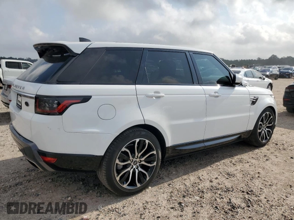 2020 Land Rover Range Rover Sport HSE with VIN SALWR2SU1LA890785, listed as a Copart auction lot 51683035 with 36,988 mi miles and Salvage Title. Bid and sale history available at carsss.com. Image 3.