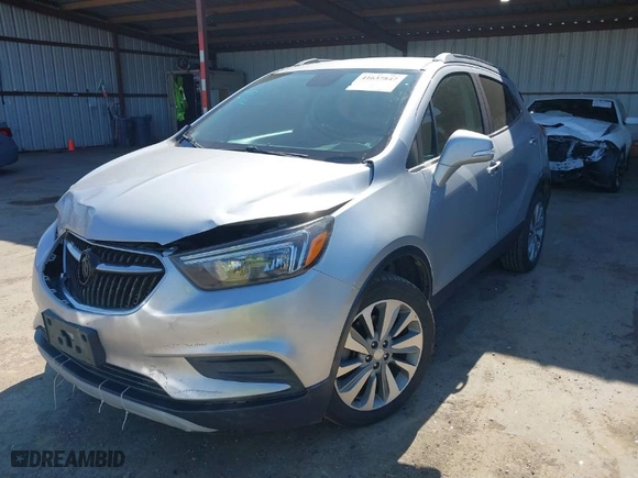 2018 Buick Encore Preferred with VIN KL4CJASBXJB567654, listed as a IAAI auction lot 41637847 with 110,214 mi miles. Bid and sale history available at carsss.com. Image 2.