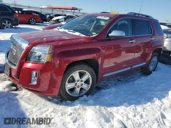 2013 GMC Terrain Denali with VIN 2GKALYEK4D6134919, listed as a Copart auction lot 87313994 with Not Provided miles and Salvage Title. Bid and sale history available at DreamBid. Image 1.