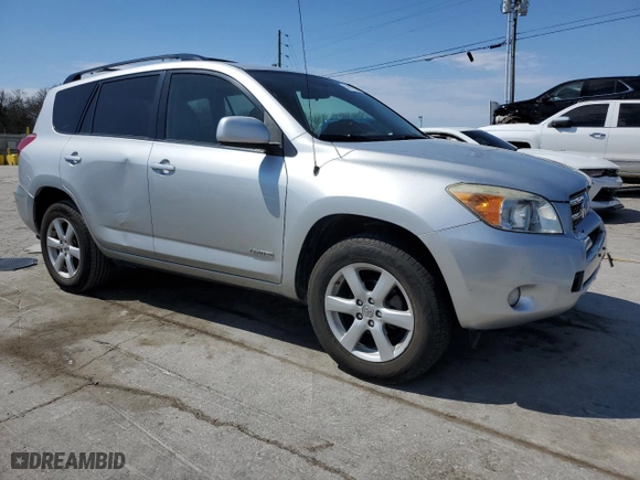 2008 Toyota RAV4 Ltd with VIN JTMBD31V886065180, listed as a Copart auction lot 50813655 with 232,534 mi miles and Salvage Title. Bid and sale history available at carsss.com. Image 4.