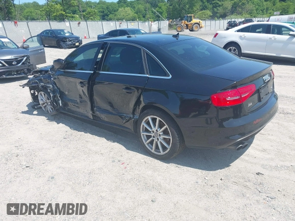 2014 Audi A4 Premium Plus z VIN WAUFFAFL3EN038278, wystawiony jako IAAI lot #42340189 z przebiegiem 167 870 mil mil oraz . Historia ofert i sprzedaży dostępna na DreamBid. Obrazek 3.