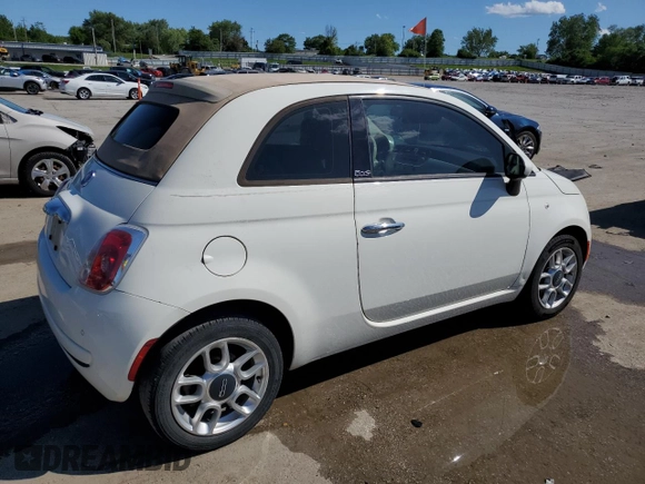 2013 FIAT 500 Pop с VIN 3C3CFFDRXDT647607, выставлен на аукционе Copart как лот 57860045 с пробегом 77 247 миль миль и Чистый • Clean title. История ставок и продаж доступна на DreamBid. Изображение 3.