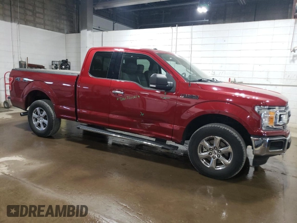 2018 Ford F-150 XL with VIN 1FTEX1EB5JKG11021, listed as a Copart auction lot 56279835 with 72,232 mi miles and Salvage title. Bid and sale history available at DreamBid. Image 4.