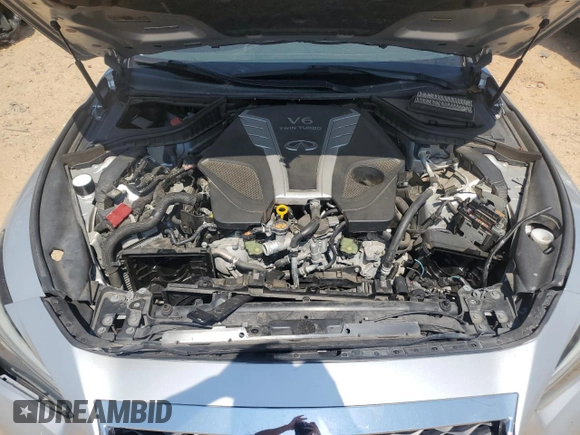 2018 Infiniti Q50 Luxe with VIN JN1EV7AP8JM363476, listed as a Copart auction lot 61403305 with Not provided miles and Salvage title. Bid and sale history available at DreamBid. Image 11.