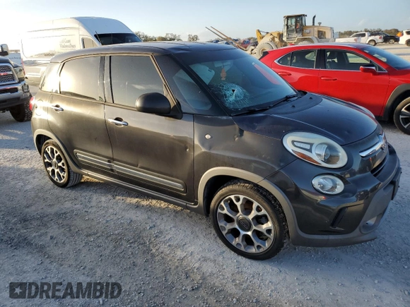 2015 FIAT 500L Urbana Trekking with VIN ZFBCFADH8FZ030792, listed as a Copart auction lot 78655844 with 0 mi miles and Salvage Title. Bid and sale history available at carsss.com. Image 4.