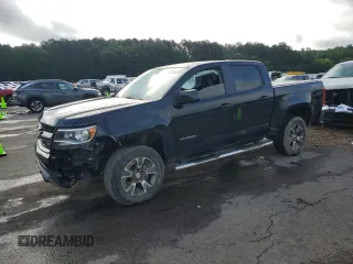 2020 Chevrolet Colorado 2WD Z71 z VIN 1GCGSDEN7L1159813, wystawiony jako Copart lot #58578095 z przebiegiem 50 076 mil mil oraz Szkoda całkowita • Salvage title. Historia ofert i sprzedaży dostępna na DreamBid. Obrazek 1.
