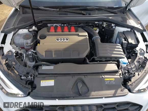 2024 Audi S3 Prestige z VIN WAUJ3DGY8RA070820, wystawiony jako IAAI lot #41106634 z przebiegiem 6358 mil mil oraz . Historia ofert i sprzedaży dostępna na DreamBid. Obrazek 10.